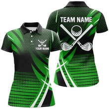 Load image into Gallery viewer, Womens golf polo shirts custom cool golf shirts, golfing gifts for team | Green NQS7487