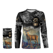 Load image into Gallery viewer, Deer hunting Skull camo Custom Name 3D All over print shirts - personalized hunting gifts - NQS729