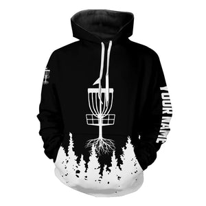 Black and White Golf Hoodies custom name frisbee golf hoodies jerseys NQS9195