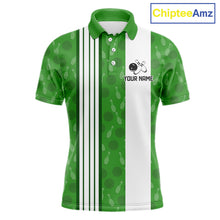 Load image into Gallery viewer, Custom Retro Bowling Team Shirts For Men That's some bowshit Funny Bowling Pattern Jerseys | Green NQS11511