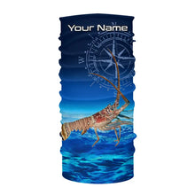 Load image into Gallery viewer, Personalized Florida Spiny Lobster Blue Fishing Shirt NQS9735 - KYC