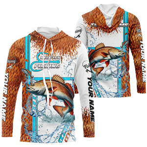 Redfish fishing scales custom Red Drum fishing team jerseys, Redfish fishing apparel NQS9016