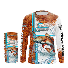 Load image into Gallery viewer, Redfish fishing scales custom Red Drum fishing team jerseys, Redfish fishing apparel NQS9016