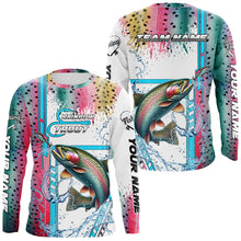 Load image into Gallery viewer, Rainbow Trout fishing scales custom Rainbow Trout fishing team jerseys, Rainbow Trout fishing apparel NQS9017