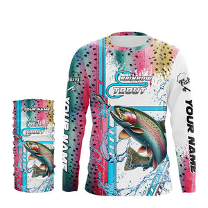 Rainbow Trout fishing scales custom Rainbow Trout fishing team jerseys, Rainbow Trout fishing apparel NQS9017