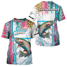 Load image into Gallery viewer, Rainbow Trout fishing scales custom Rainbow Trout fishing team jerseys, Rainbow Trout fishing apparel NQS9017