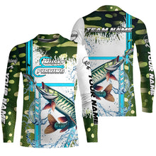 Load image into Gallery viewer, Musky fishing scales custom Muskie fishing team jerseys, Musky fishing apparel NQS9018