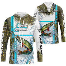 Load image into Gallery viewer, Northern Pike fishing scales custom Pike fishing team jerseys, Northern Pike fishing apparel NQS9019