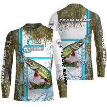 Load image into Gallery viewer, Northern Pike fishing scales custom Pike fishing team jerseys, Northern Pike fishing apparel NQS9019