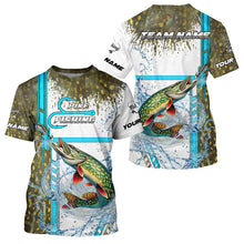 Load image into Gallery viewer, Northern Pike fishing scales custom Pike fishing team jerseys, Northern Pike fishing apparel NQS9019