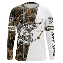 Load image into Gallery viewer, Steelhead trout Fishing tattoo custom performance fishing shirt UV protection NQS647