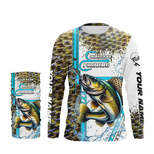 Walleye fishing scales custom Walleye fishing team jerseys, Walleye fishing apparel NQS8604