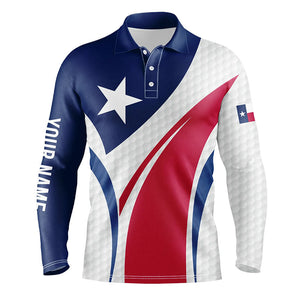 Mens golf polo shirts Texas flag custom red, white and blue golf ball skin patriot mens golf wears NQS7396