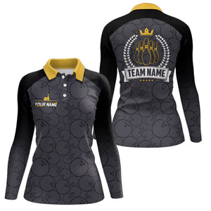 Personalized Camo Bowling Shirts For Women, Bowling team League jerseys, retro bowling shirts | Yellow NQS8349