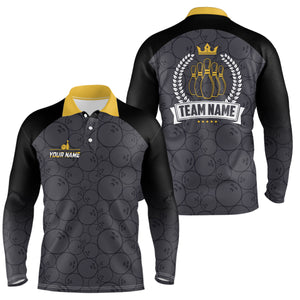 Personalized Camo Bowling Shirts For Men, Bowling team League jerseys, retro bowling shirts | Yellow NQS8349