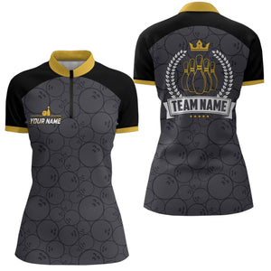 Personalized Camo Bowling Shirts For Women, Bowling team League jerseys, retro bowling shirts | Yellow NQS8349