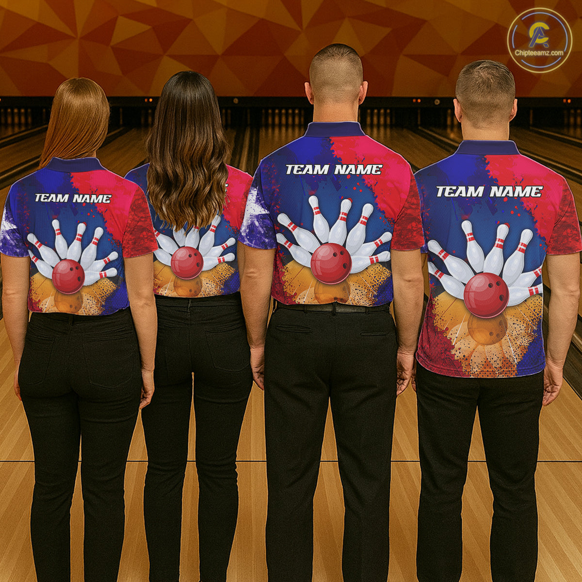 Custom Texas Flag Bowling Polo, 1/4 zip Shirts For Men, Patriotic Texas Bowling Team League Jerseys NQS11626