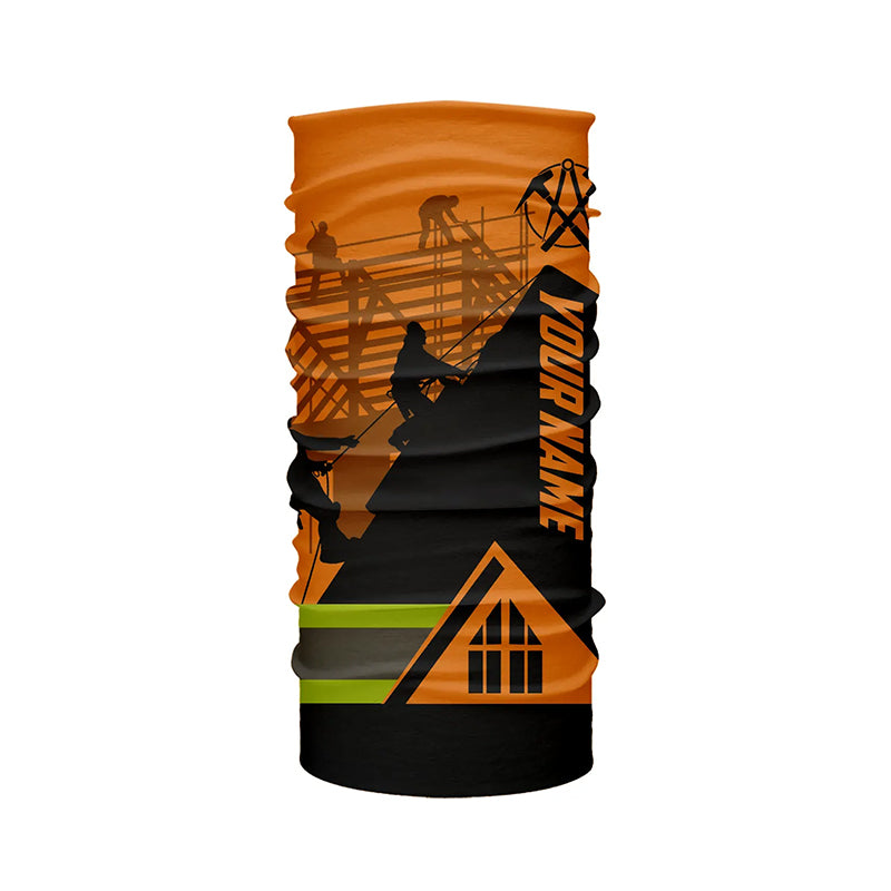 Roofing custom Name UV Protection orange Shirts for Roofer Contractors, Roofing Expert FSD4058