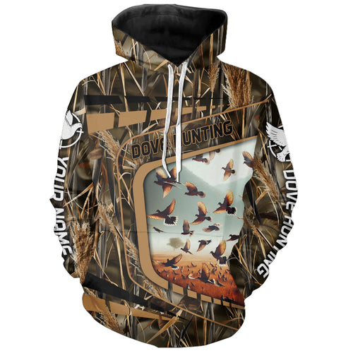 Dove hunting camo custom name 3D all over print Shirts Personalized Dove bird hunting gifts FSD2391