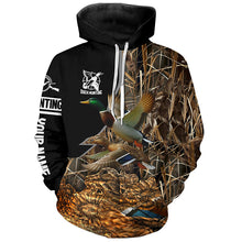 Load image into Gallery viewer, Best Duck Hunting Waterfowl Camo Custom Name Shirts for Duck Hunter, Personalized Hunting Gifts FSD692