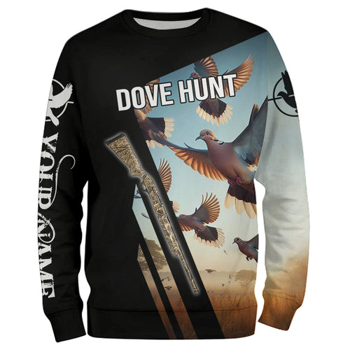 Dove hunting custom name all over print Shirt, Personalized Dove hunting shirt, gift for hunter FSD4605