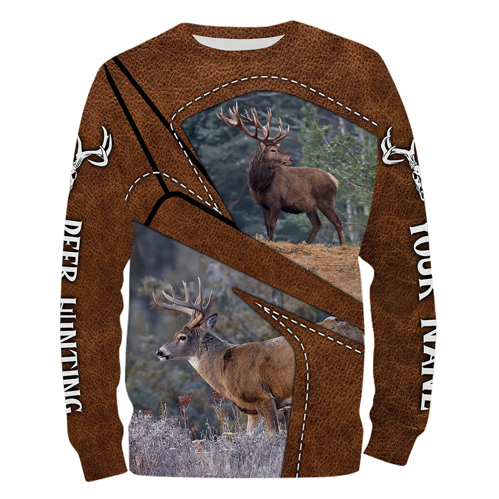 Deer Hunting Custom Name All over printed Shirts for Deer Hunter, Personalized Deer Hunting Gifts FSD2941