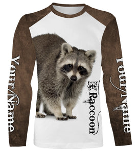 Raccoon Custom Name 3D all over printed Shirts for Men, women and Kid - Personalized gifts FSD3890