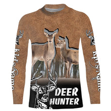 Load image into Gallery viewer, Personalized Deer Buck hunting Clothes Customized Name All over print Shirt, Hunting Gift FSD3102