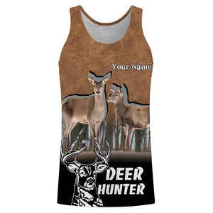 Personalized Deer Buck hunting Clothes Customized Name All over print Shirt, Hunting Gift FSD3102