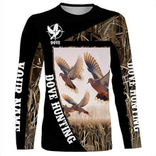 Load image into Gallery viewer, Dove hunting Camo custom name all over printed Shirts, Gift for hunters FSD4606