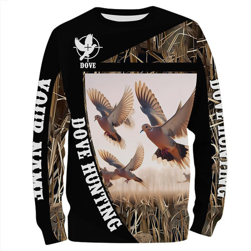 Dove hunting Camo custom name all over printed Shirts, Gift for hunters FSD4606