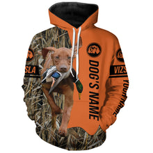 Load image into Gallery viewer, Vizsla Hunting Dog Customized Name All over printed Shirts for Hunters, Hunting Gifts FSD4078