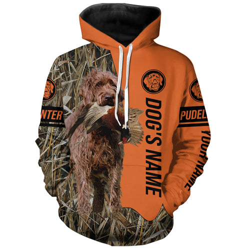 Pudelpointer Hunting Dog Customized Name All over printed Shirts for Hunters, Hunting Gifts FSD4080