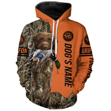 Load image into Gallery viewer, Wirehaired pointing griffon Hunting Dog Customized Name All over printed Shirts, Hunting Gifts FSD4081