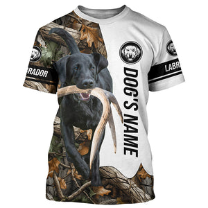 Black Labrador Antler Shed Hunting Labs Customize Name All over print Shirts FSD3585