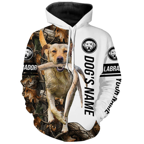 Yellow Labrador Antler Shed Hunting Labs Customize Name All over print Shirts FSD3586