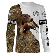 Load image into Gallery viewer, Personalized Pheasant hunting with dog German shorthaired pointer 3D All over print Shirt, Hoodie FSD3695