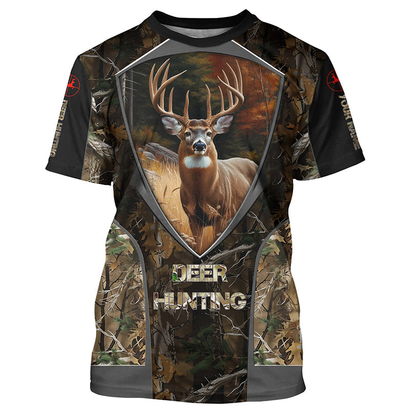 Best Deer Hunting Camouflage Custom Name Shirts, Gift for hunters FSD2330