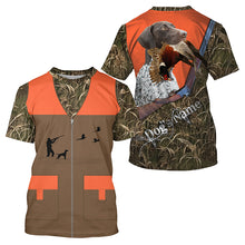 Load image into Gallery viewer, German Shorthaired Pointer shirt - Personalized Pheasant Upland Hunting Vest shirt for Men FSD3984