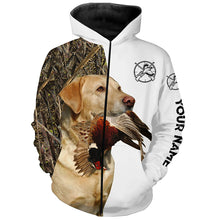 Load image into Gallery viewer, Pheasant Hunting With Dog Yellow Labrador Retriever Custom Name All Over Printed Shirts - Personalized Hunting Gifts FSD1908