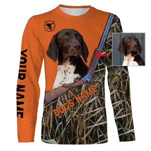 Personalized hunting dogs Shirts for Hunters Custom Dog's image and Names Shirts - FSD3822