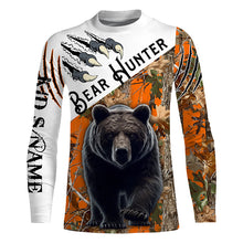 Load image into Gallery viewer, Bear Hunting Camouflage custom Name all over print Shirts, Bear hunting Shirt, gift for Hunter FSD227