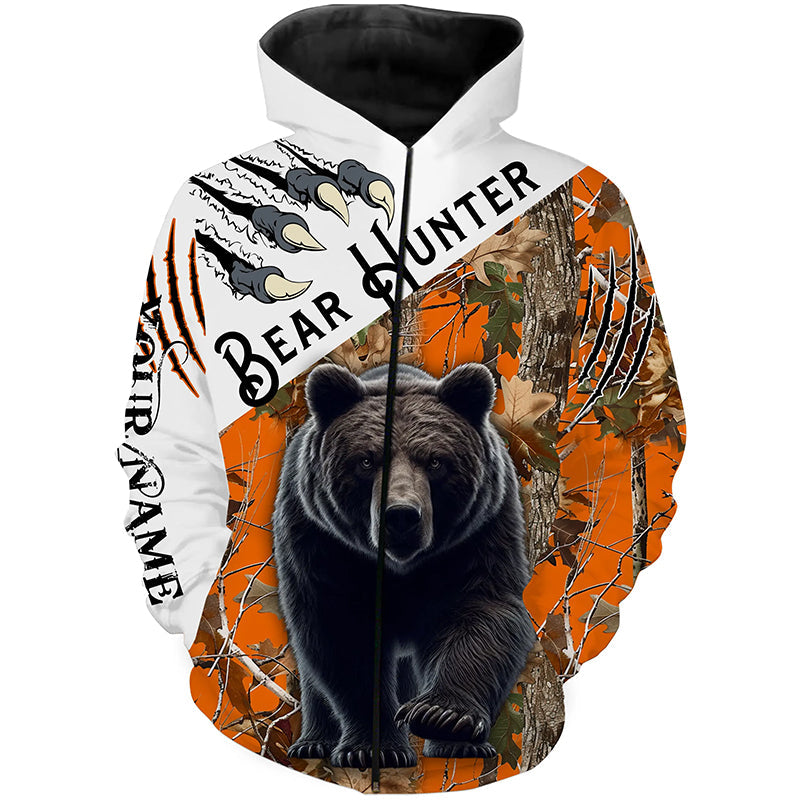 Bear Hunting Camouflage custom Name all over print Shirts, Bear hunting Shirt, gift for Hunter FSD227