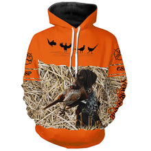 Load image into Gallery viewer, Pheasant Hunting Blaze Orange color Custom name Shirts with Hunting Dogs, Pheasant Hunting clothing FSD4547