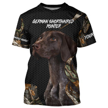 Load image into Gallery viewer, German Shorthaired Pointer dog orange camo All over printed Shirt Personalized gift for Pointer lovers FSD3719