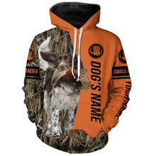 Load image into Gallery viewer, Small Munsterlander Hunting Dog Customized Name Shirts for Hunters, Pheasant Bird Hunting Gifts FSD4249