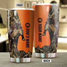 Load image into Gallery viewer, Boykin Spaniel Birds &amp; Deer shed Hunting Dog Custom name Stainless Steel Tumbler Cup FSD4323