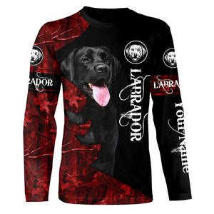 Black Labs Labrador Retriever Dog Custom Name 3D All over print Shirt, Hoodie, Personalized gift FSD4095
