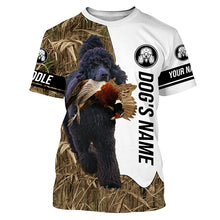 Load image into Gallery viewer, Pheasant Hunting with Poodle Dog Custom Name Camo Full Printing Shirts, Personalized hunting gifts FSD3889