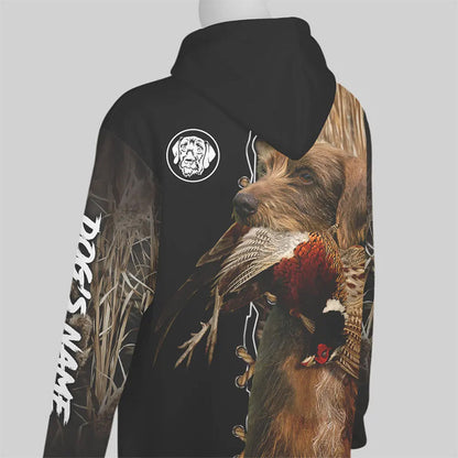 Pudelpointer Hunting Dog Custom Name Hoodie Shirt for Hunter FSD4691